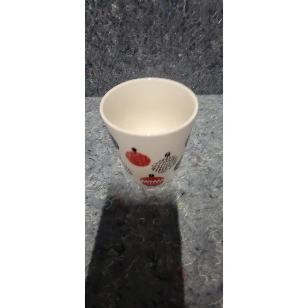 Starbucks Vintage 2016‎ Christmas Black & Red Balls 12fl oz